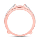 Radiant Rose Gold Diamond Wrap Ring Guard Enhancer - Splendid Jewellery
