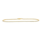 Radiant Sparkle: 10kt Yellow Gold Round Diamond Tennis Bracelet - 1 - 1/5 Cttw - Splendid Jewellery