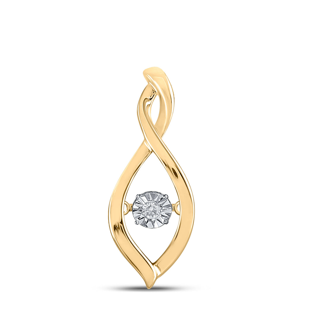 Radiant Sparkle Diamond Solitaire Pendant - Splendid Jewellery