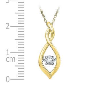 Radiant Sparkle Diamond Solitaire Pendant - Splendid Jewellery