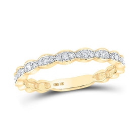 Radiant Sparkle Diamond Stackable Band Ring - Splendid Jewellery