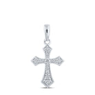 Radiant Spirit Diamond Cross Pendant - Splendid Jewellery