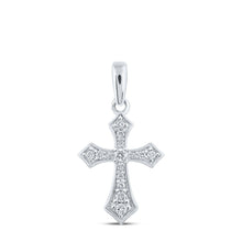 Load image into Gallery viewer, Radiant Spirit Diamond Cross Pendant - Splendid Jewellery