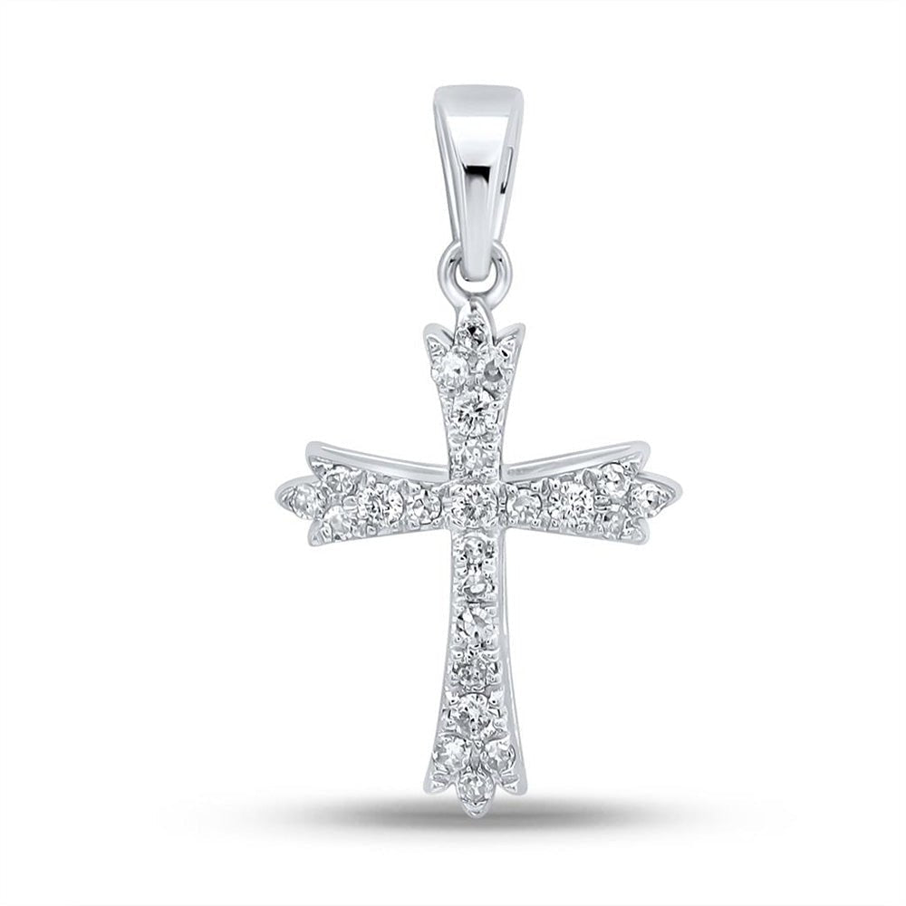 Radiant Spirit Diamond Cross Pendant - Splendid Jewellery