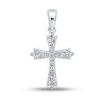 Radiant Spirit Diamond Cross Pendant - Splendid Jewellery