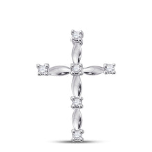 Load image into Gallery viewer, Radiant Spirit Diamond Cross Pendant - Splendid Jewellery