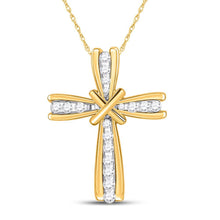 Load image into Gallery viewer, Radiant Spirit Diamond Cross Pendant - Splendid Jewellery
