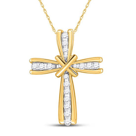 Radiant Spirit Diamond Cross Pendant - Splendid Jewellery