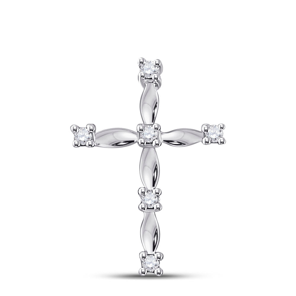 Radiant Spirit Diamond Cross Pendant - Splendid Jewellery