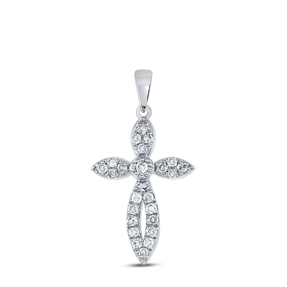 Radiant Spirit Diamond Cross Pendant - Splendid Jewellery