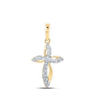 Radiant Spirit Diamond Cross Pendant - Splendid Jewellery