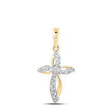 Load image into Gallery viewer, Radiant Spirit Diamond Cross Pendant - Splendid Jewellery