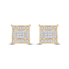 Radiant Square Diamond Elegance Earrings - Splendid Jewellery