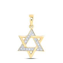 Load image into Gallery viewer, Radiant Star of David Diamond Pendant - Splendid Jewellery