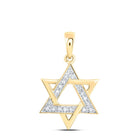 Radiant Star of David Diamond Pendant - Splendid Jewellery
