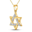 Radiant Star of David Diamond Pendant - Splendid Jewellery
