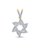 Radiant Star of David Diamond Pendant - Splendid Jewellery