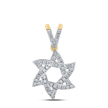 Load image into Gallery viewer, Radiant Star of David Diamond Pendant - Splendid Jewellery