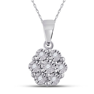 Radiant Starburst Diamond Pendant - Splendid Jewellery