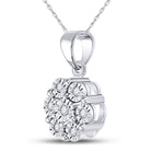 Radiant Starburst Diamond Pendant - Splendid Jewellery