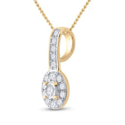 Radiant Sunburst Diamond Pendant - Splendid Jewellery