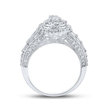 Load image into Gallery viewer, Radiant Teardrop Diamond Cluster Ring - Splendid Jewellery