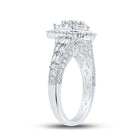 Radiant Teardrop Diamond Cluster Ring - Splendid Jewellery
