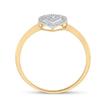 Load image into Gallery viewer, Radiant Tears Diamond Cluster Ring - Splendid Jewellery