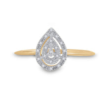 Load image into Gallery viewer, Radiant Tears Diamond Cluster Ring - Splendid Jewellery