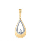 Radiant Tears Diamond Pendant - Splendid Jewellery