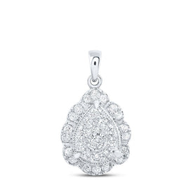 Radiant Tears Diamond Pendant - Splendid Jewellery