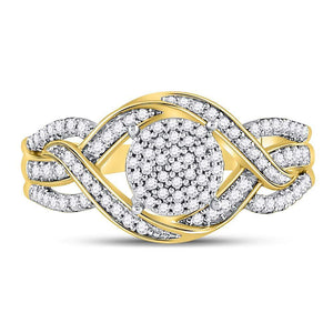 Radiant Twist Diamond Cluster Ring - Splendid Jewellery