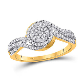 Radiant Twist Diamond Cluster Ring - Splendid Jewellery