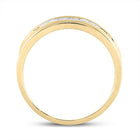 Regal 14kt Yellow Gold Men's Princess Diamond Wedding Band - 1/2 Carat Total Weight - Splendid Jewellery