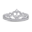 Regal Heart Crown Diamond Fashion Ring - Splendid Jewellery