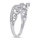 Regal Heart Crown Diamond Fashion Ring - Splendid Jewellery