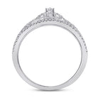 Regal Heart Crown Diamond Fashion Ring - Splendid Jewellery