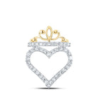 Regal Love Crown Diamond Pendant - Splendid Jewellery