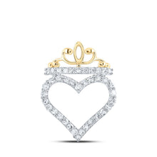 Load image into Gallery viewer, Regal Love Crown Diamond Pendant - Splendid Jewellery