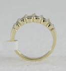 Regal Reign Diamond Band | 10kt Yellow Gold Womens Round Diamond Crown Tiara Band Ring 1/4 Cttw | Splendid Jewellery product Side View 2 from Splendid Jewellery