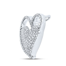 Load image into Gallery viewer, Romantic Brilliance: 10kt White Gold Diamond Heart Pendant - Splendid Jewellery