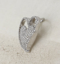 Load image into Gallery viewer, Romantic Brilliance: 10kt White Gold Diamond Heart Pendant - Splendid Jewellery