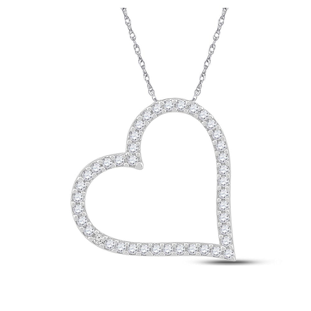 Romantic Diamond Love Affair Pendant - Splendid Jewellery