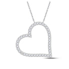 Romantic Diamond Love Affair Pendant - Splendid Jewellery