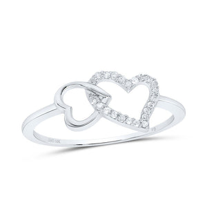 Romantic Love Diamond Heart Ring - Splendid Jewellery