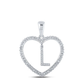 Romantic Love Letter Diamond Pendant - Splendid Jewellery