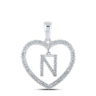 Romantic Love Letter Diamond Pendant - Splendid Jewellery