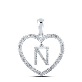 Romantic Love Letter Diamond Pendant - Splendid Jewellery