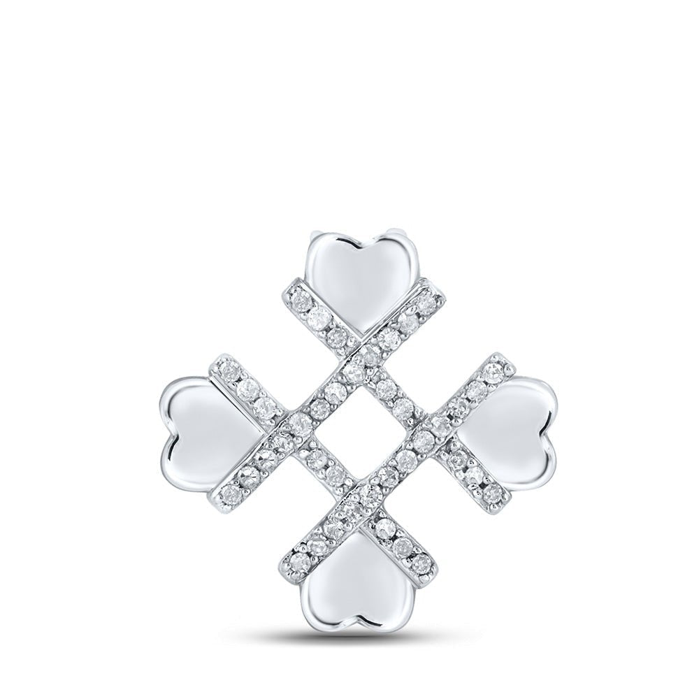 Romantic Love Story Diamond Pendant - Splendid Jewellery