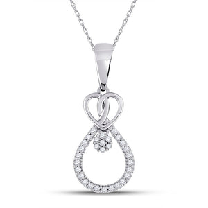 Romantic Radiance Diamond Heart Pendant - Splendid Jewellery